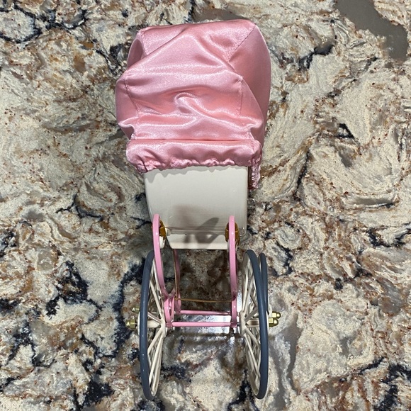 1995 ufdc marklin Pink and white baby Doll Carriage stroller - Picture 5 of 9